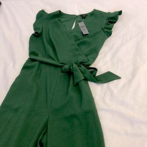 New green Ann Taylor jumpsuit